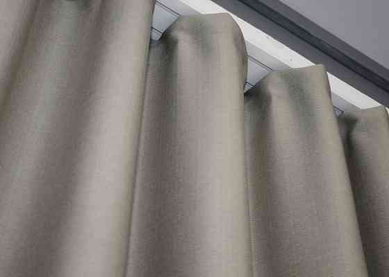 Шторная ткань Шенил однотонный цвет тауп 1590ш Киев