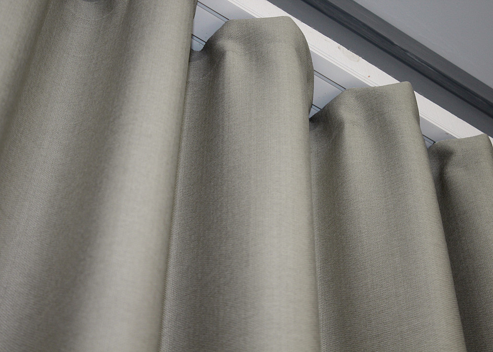 Шторна тканина Шеніл однотонний колір тауп 1590ш Київ - фото 5