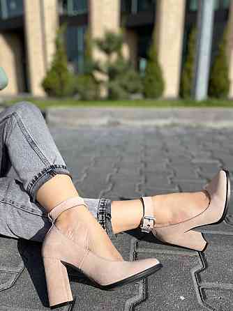 Nivelle Туфлі жіночі NIVELLE пудра натуральна замша каблук 9 см (1906/9518-9544) 35р.36р.37р.38 Коломия