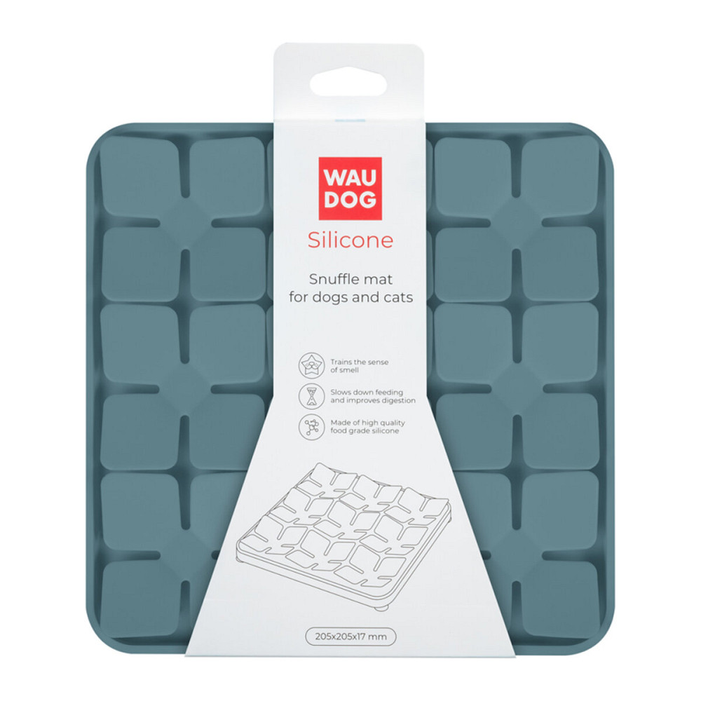 Коврик для поиска корма WAUDOG Silicone, 205х205х17 мм, серый Киев - изображение 2