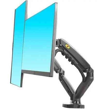 Кріплення настільне V-Star V160 для двох моніторів 17-27 дюймів 808, чорне Вінниця