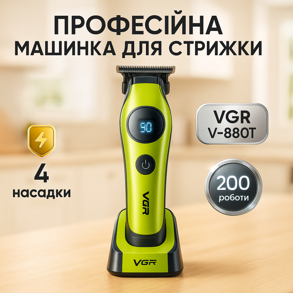 Машинка для стрижки с механической регулировкой, Машинка для стрижки с низким уровнем шума GV-34 Львов - изображение 5