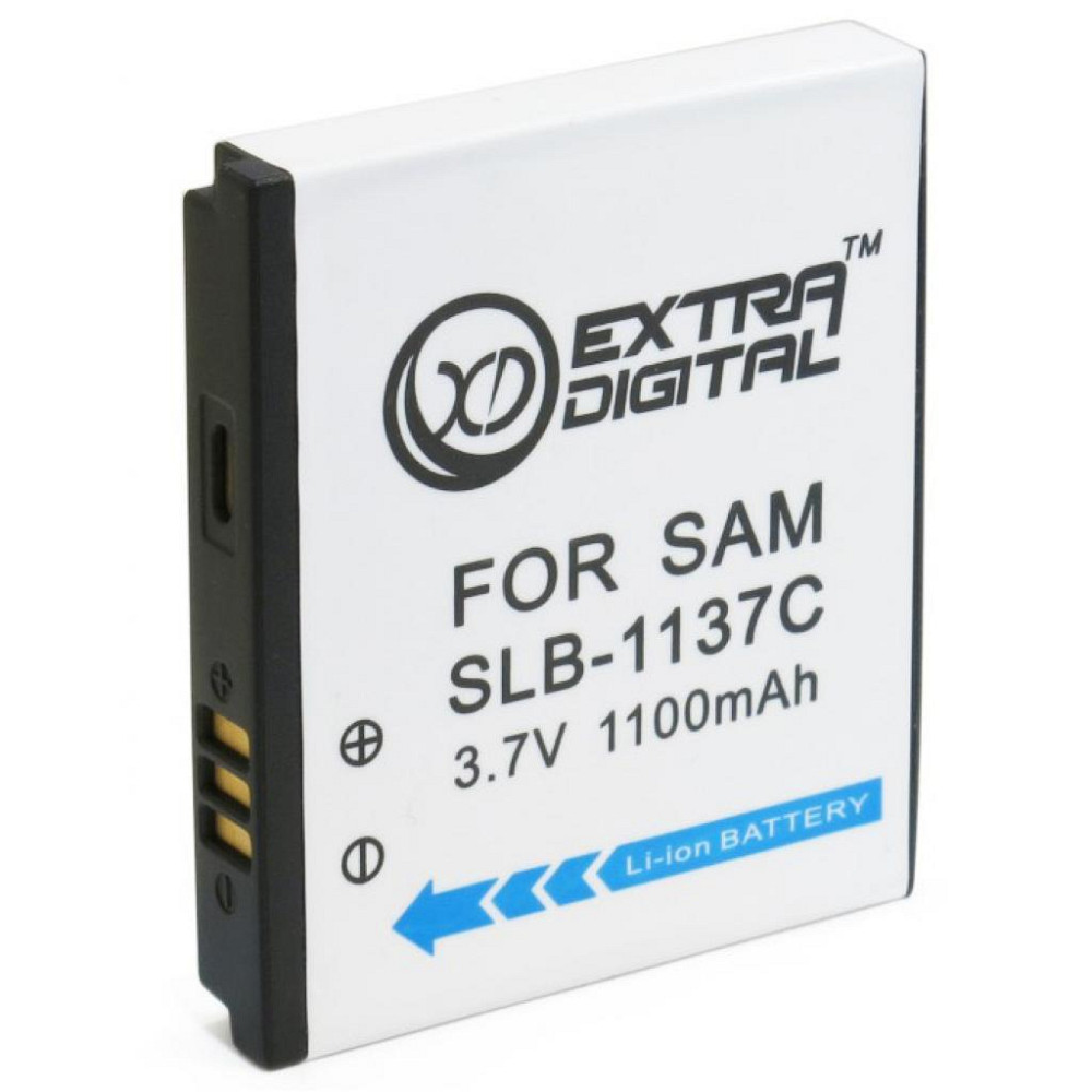 Аккумулятор к фото/видео Extradigital Samsung SLB-1137C, Li-ion, 1100 mAh (DV00DV1326) Винница - изображение 1