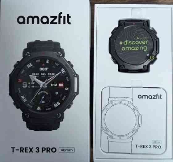 Amazfit T-Rex 3 Pro 48 mm. Black. Харьков