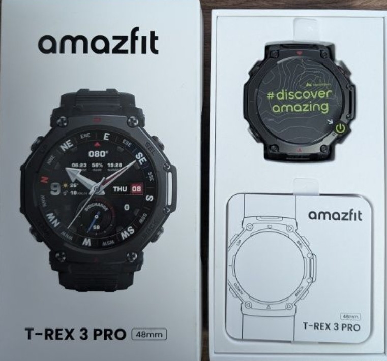 Amazfit T-Rex 3 Pro 48 mm. Black. Харьков - изображение 2