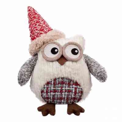 Прикраса декоративна Novogod`ko Сова в ковпачку, 25 см (974010) Вінниця