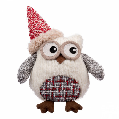 Украшение декоративное Novogod`ko Сова в колпачке, 25 см (974010) Винница - изображение 1