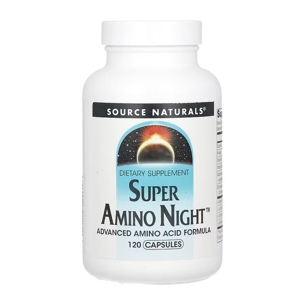 Для сна Source Naturals Super Amino Night 120 капсул Луцк - изображение 1