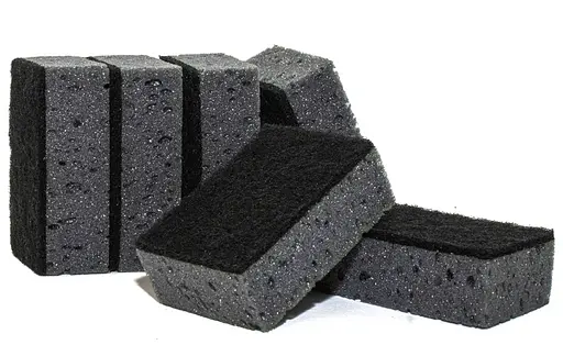 Губка крупнопористая 5шт черная Харьков - изображение 1