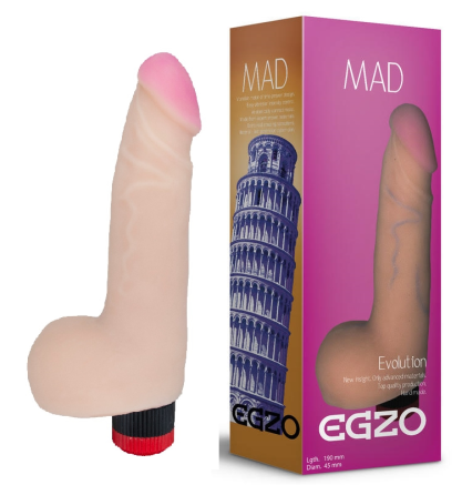 Вибратор EGZO Ciberskin V006 ( 19 см х 4,5 см ) Sex Aura Киев