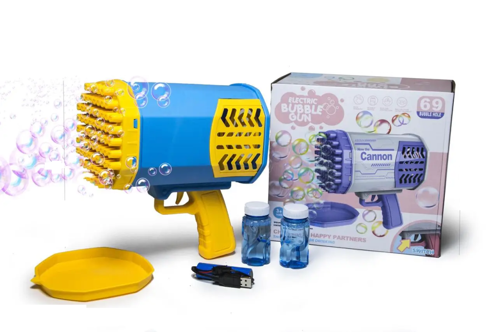 Игрушечный бластер-пистолет генератор мыльных пузырей 601-1 Одесса - изображение 1