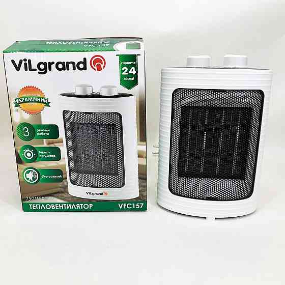 Портативний домашній тепловентилятор ViLgrand VFC157 1500Вт, Обігрівач для житлових приміщень VA-49 Львів