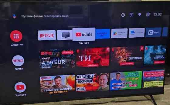 Телевізор Telefunken 65" 4K Android Київ