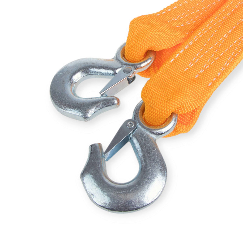 Трос лента 4 т х 5,0м х 48мм крюк/оранж/кулек буксир. Мукачево - изображение 2