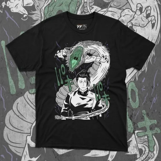 Футболка для підлітка хлопчика з принтом Магическая битва Сугуро Гето 5 Розмір 160 Anime10954 Дніпро