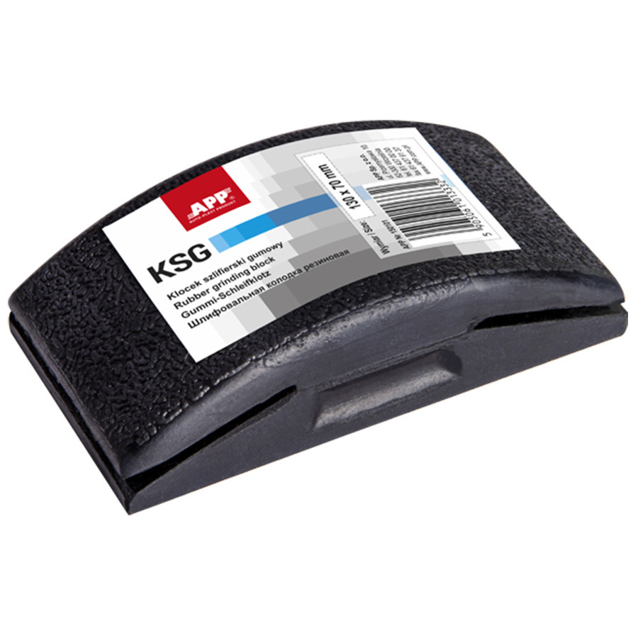 Брусок шліфувальний гумовий "KSG" 130х70мм APP, 150101 Київ - фото 1