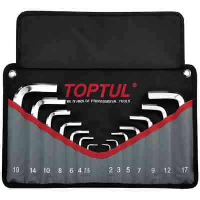 Ключ Toptul шестигранний Г-обр. 2-19мм 14шт. у чохлі (GPAQ1401) Вінниця