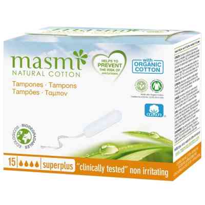 Тампоны Masmi Super Plus без аппликатора 15 шт. (8432984000530) Винница