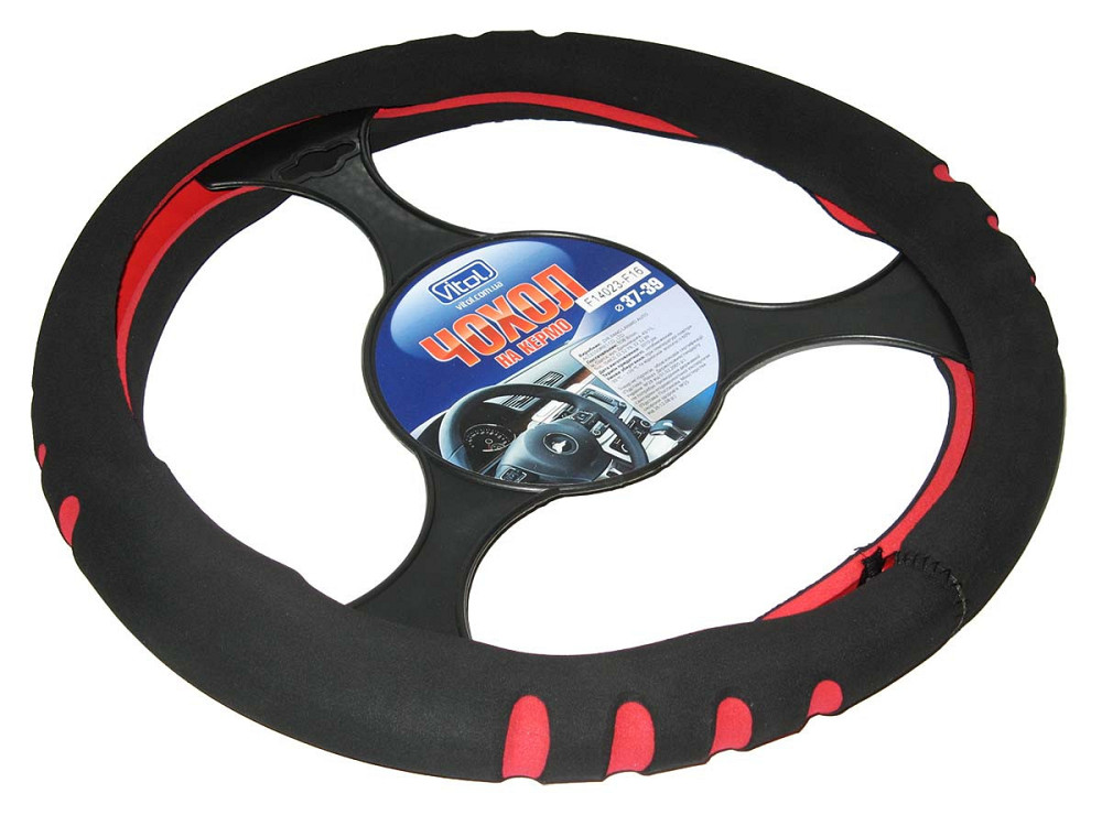 Оплетка на руль эластичная красная Винница - изображение 1