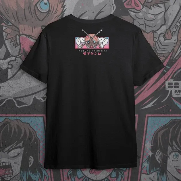 Футболка чоловіча з  принтом Клинок, рассекающий демонов Іноске Хашибіра 7 Розмір 48 Anime0960 Дніпро - фото 3