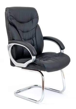 Офісне Конференційне Крісло Richman Cagliari Fly 2300 Хром CF Чорний Київ