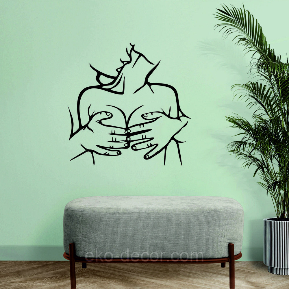 Декоративное настенное Панно «По взрослому 18+», Декор на стену 90*90 см, Черный Киев - изображение 7