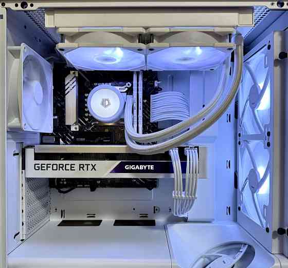 Крутий білий ігровий ПК NZXT Київ