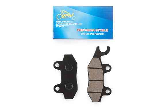 Колодки тормозные (диск) 4T GY6 50-150 (RACE/STORM, ухо в лево, черные) Мукачево