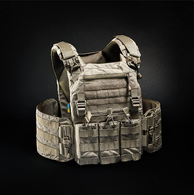 Бронежилет без плит (Кордура 1000Д) з швидким зняттям Олива Вінниця - фото 3