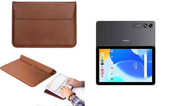 Чохол-конверт VitoCase для UMIDIGI G3 Tab Ultra, з функцією підставки для планшета Коричневий Київ