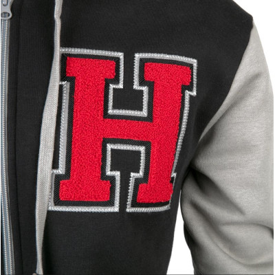 Кофта Jinx World of Warcraft Horde Varsity Hoodie Black/Cool Grey/Red L (JINX-10491 BLL) Вінниця - фото 3