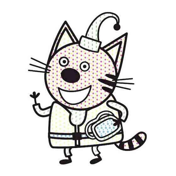 Водяна розмальовка Три Коти. Море 1370011 Кольоровий Буль Вінниця