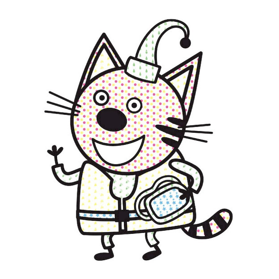 Водяная раскраска Три Кота. Море 1370011 Цветной Буль Винница - изображение 3