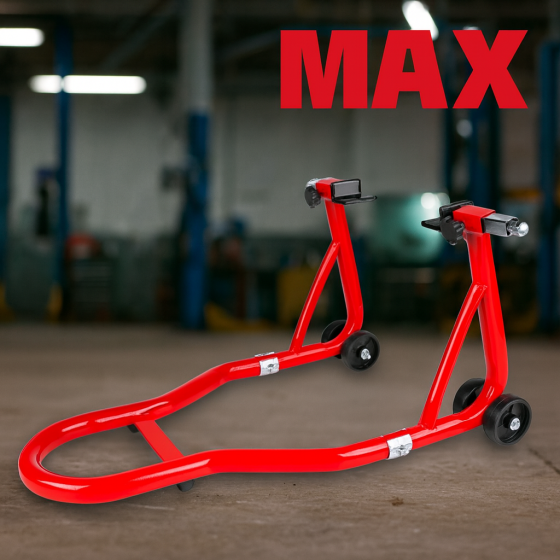 Комплект із 2-х стоїк для підйому мотоциклів MAX 350 мм стійки для обслуговування мотоцикла вантажопідйомність 250 400 кг Львів