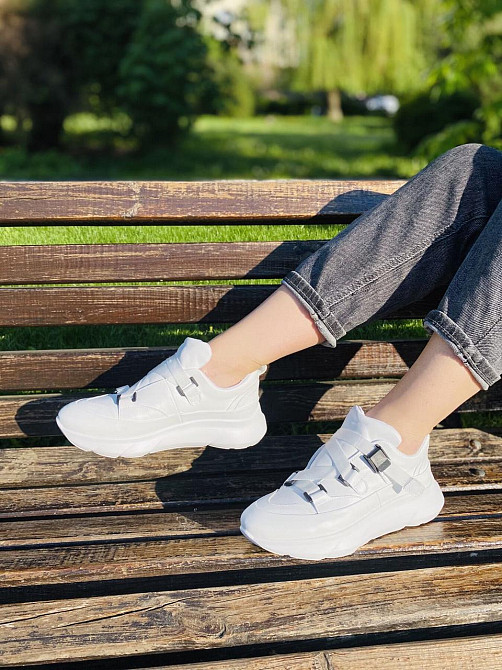 Abbi Кросівки жіночі ABBI CORI-02 білі (весна-осінь, шкіра натуральна) (3511) лише 39р.40р. Коломия - фото 4