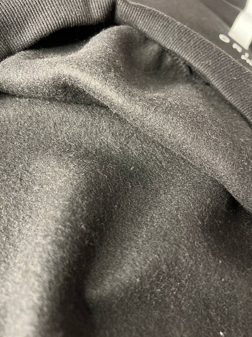 Свитшот женский DAVRAS 8175 оверсайз удлиненная надпись на спине BLACKELY утепленный флис one size черный, черный, one size Киев - изображение 14