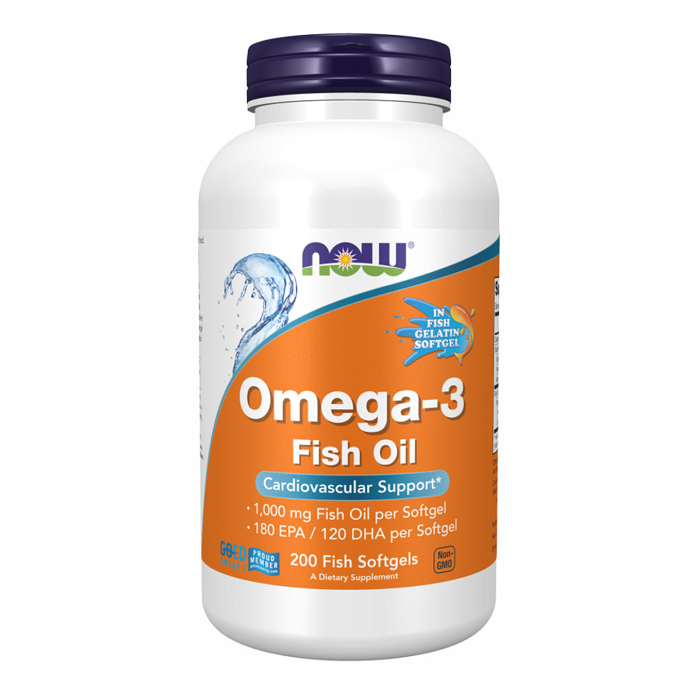 Omega-3 FO 1000mg 180/120 Fish Gelatin - 200 sgels Луцьк - фото 1