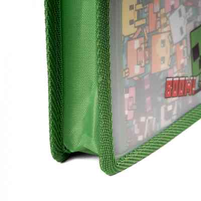 Папка для тетрадей Yes В5 на резинке пластиковая Minecraft Creeper (492208) Винница