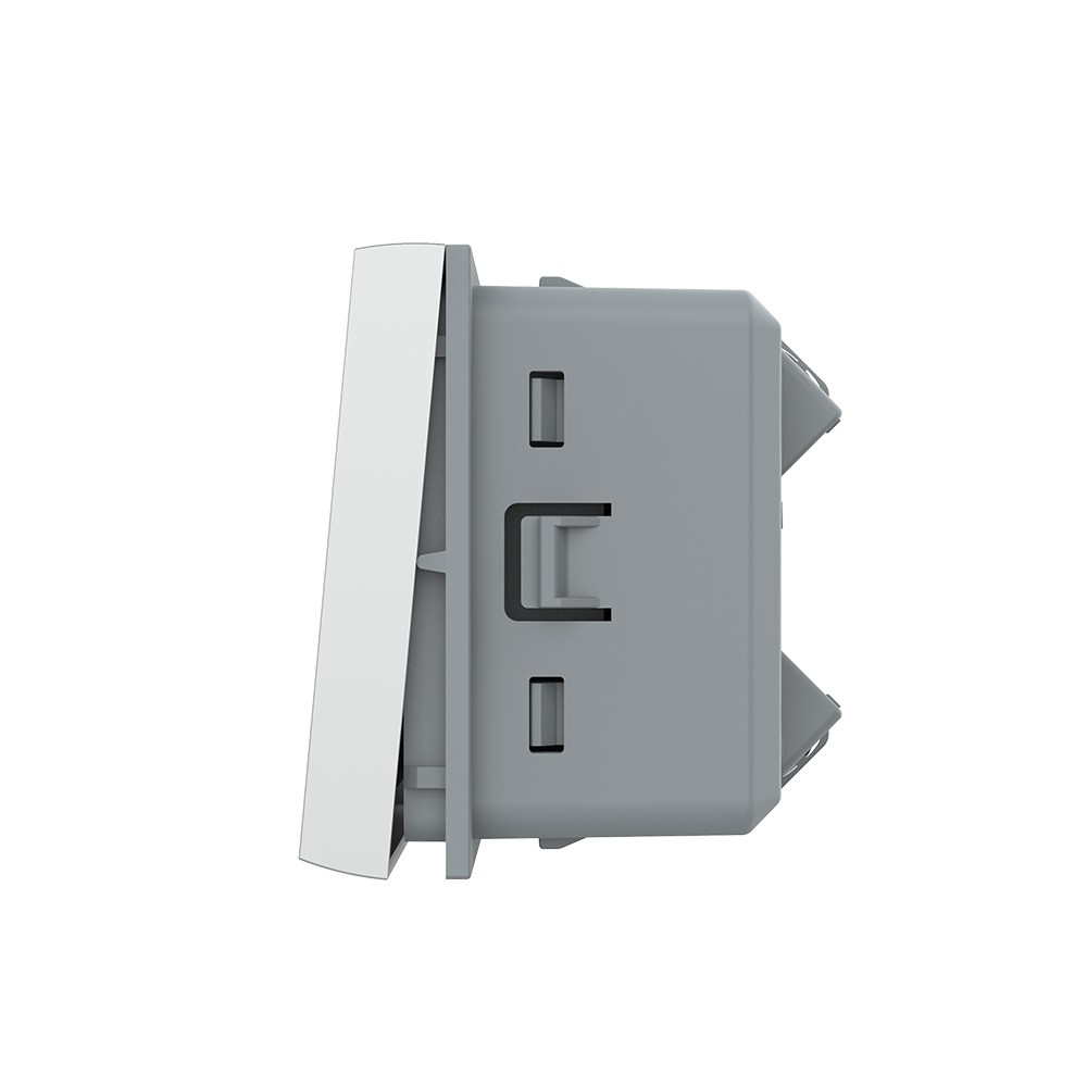 LIVOLO Кнопковий вимикач без фіксації (дзвінковий / імпульсний) LIVOLO, сірий, модуль без рамки Коломия - фото 3