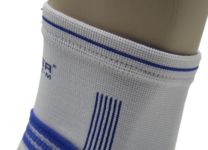 Бандажі на гомілкостоп Power System PS-6009 Ankle Support Pro Blue/White (1шт.) S/M Кам'янське - фото 6