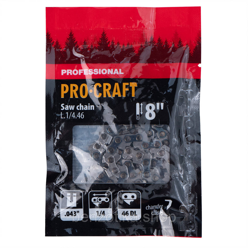 Ланцюг для ланцюгової пилки Procraft L.1/4.46 Universal 1/4
