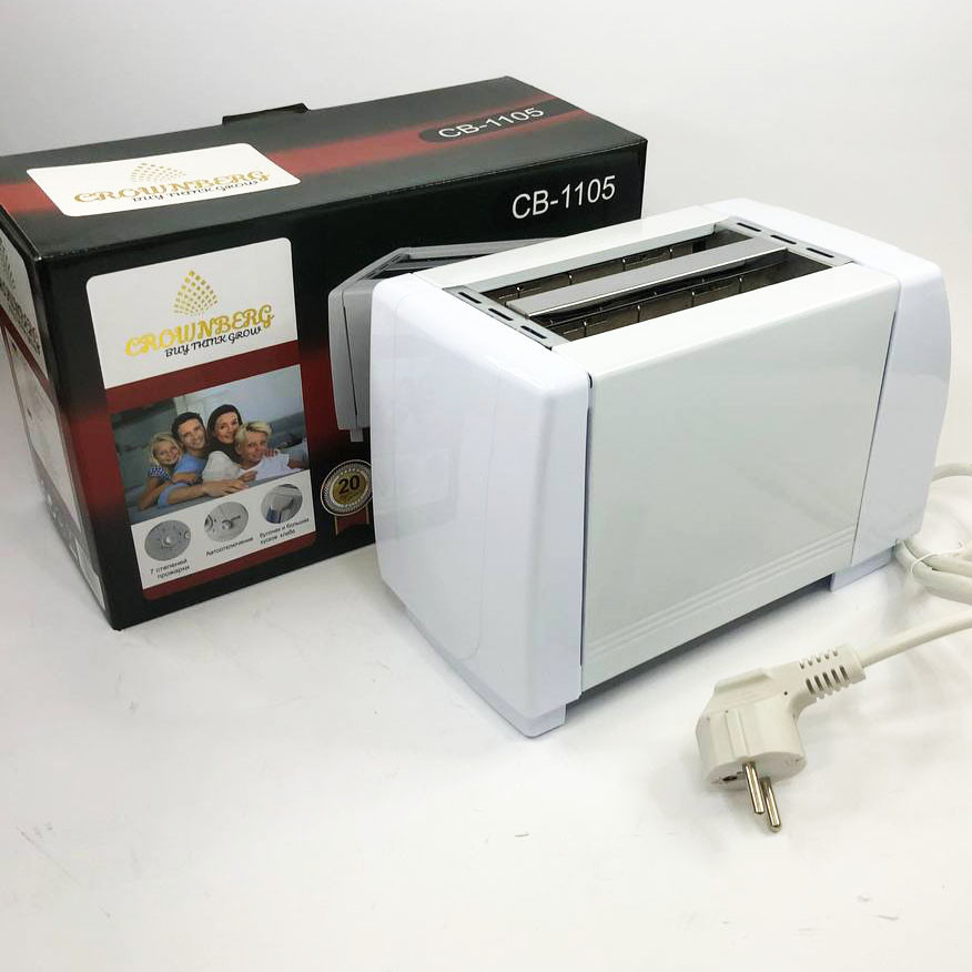 Сендвіч-тостер для приготування сніданку Crownberg CB-1105, Тостер з автоматичним відключенням IC-96 Івано-Франківськ - фото 10