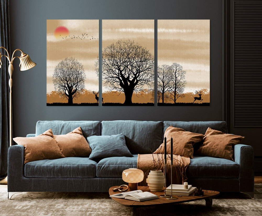 Модульная картина в гостиную / спальню   Природа    ART-165_3A 100х150 см Киев - изображение 3