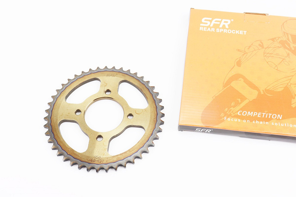 Зірка задня JD125 - 428-43Т - d=58; 4отв.*78mm "гартована" Київ - фото 1