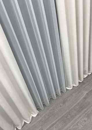 Шторная ткань микровелюр Petek YL цвет молочный 2020ш Киев