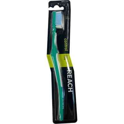 Зубная щетка Reach Control Soft Toothbrush Зеленая (4820019803425) Винница