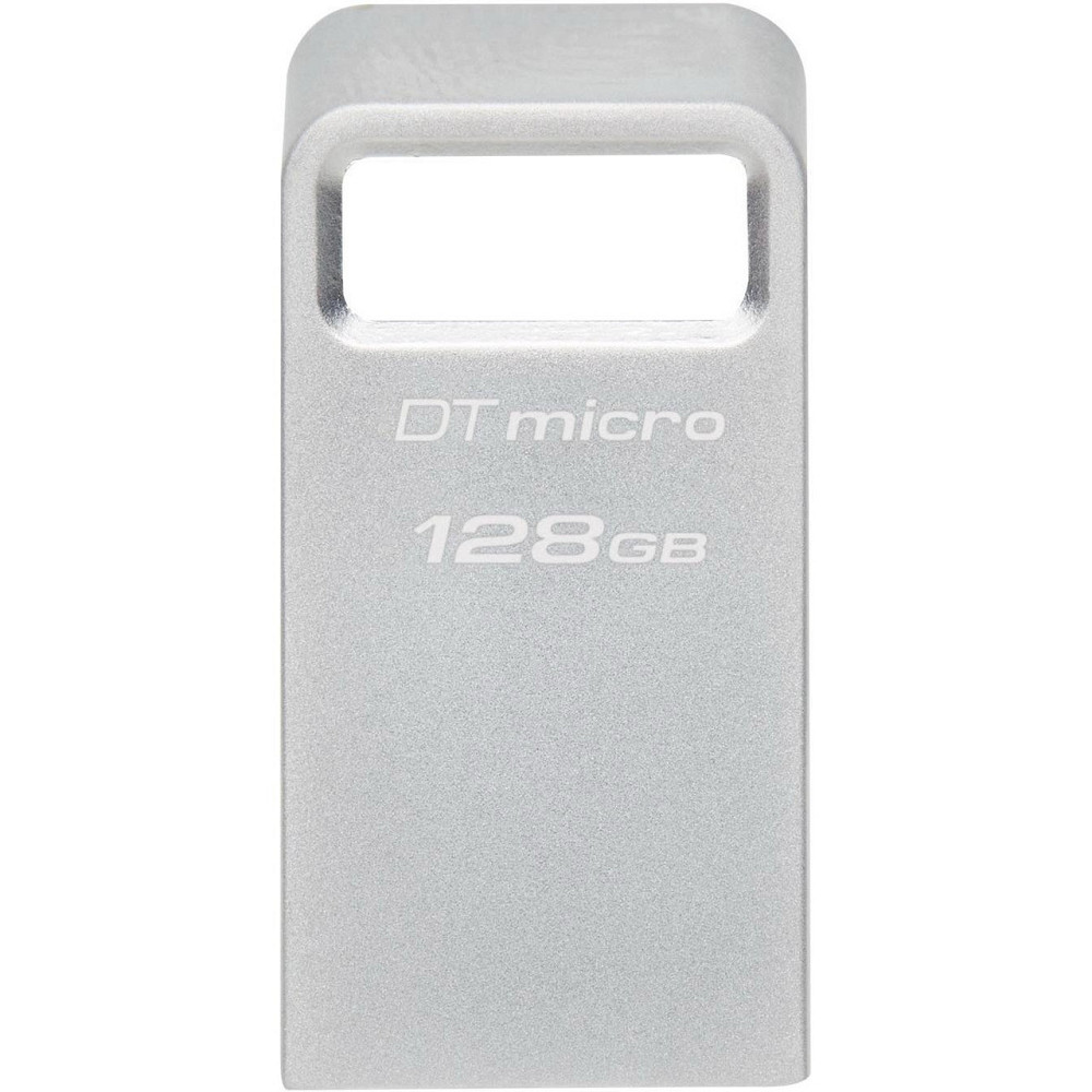 Флешнакопичувач USB3.2 128 GB Kingston DataTraveler Micro (DTMC3G2/128GB) Нержавіюча сталь Харків - фото 1