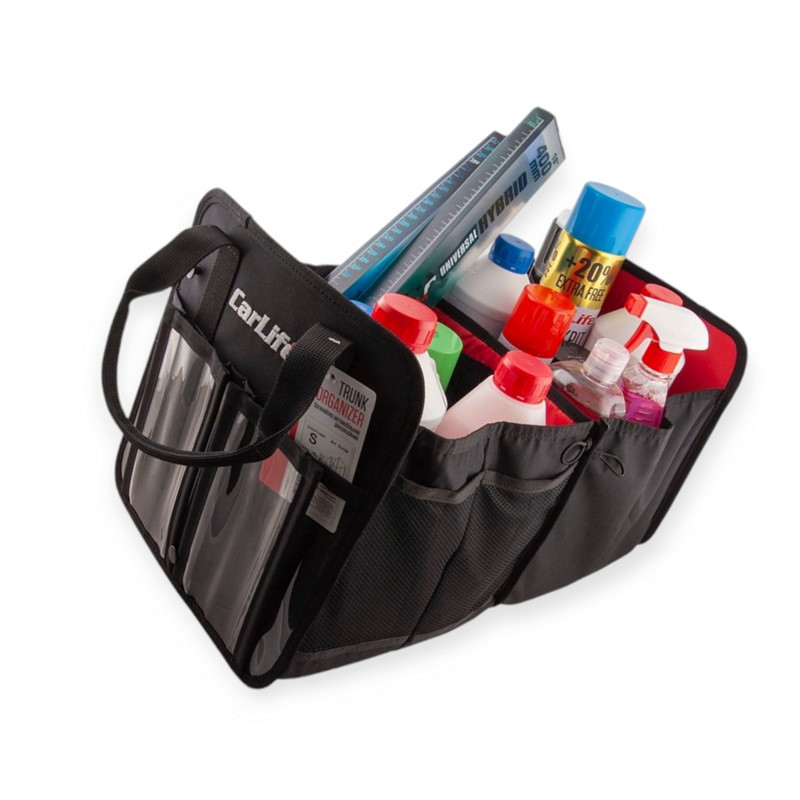 Сумка - органайзер у багажник складана 580х340х310мм l чорна Мукачево - фото 1