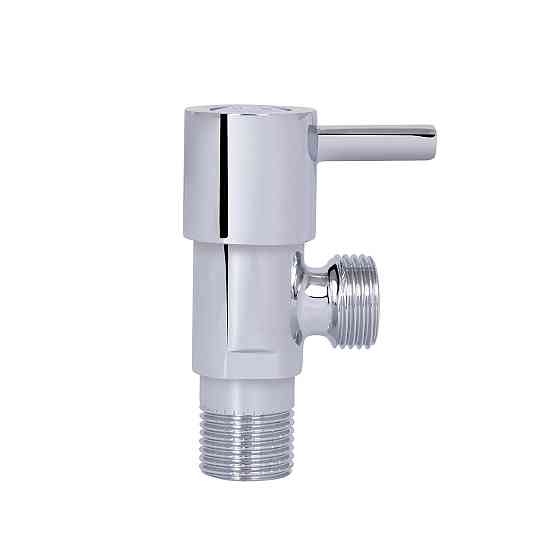 Кран кутовий Thermo Alliance Standart (ручка паличка) з керам.буксою 1/2"Н х 1/2"Н SF343W1515 Київ