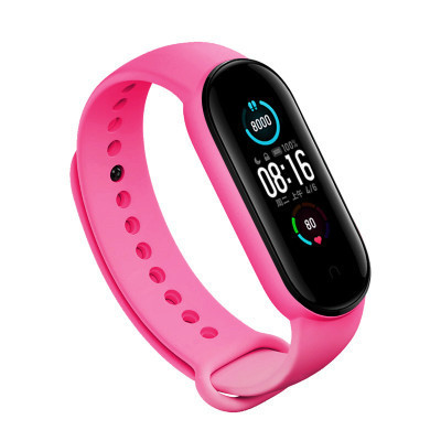 Ремешок для фитнес браслета BeCover Silicone для Xiaomi Mi Smart Band 5/6/7 Hot Pink (705556) Винница - изображение 2